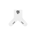 Attaquer Skull Logo Socks - White