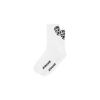 Attaquer Skull Logo Socks - White