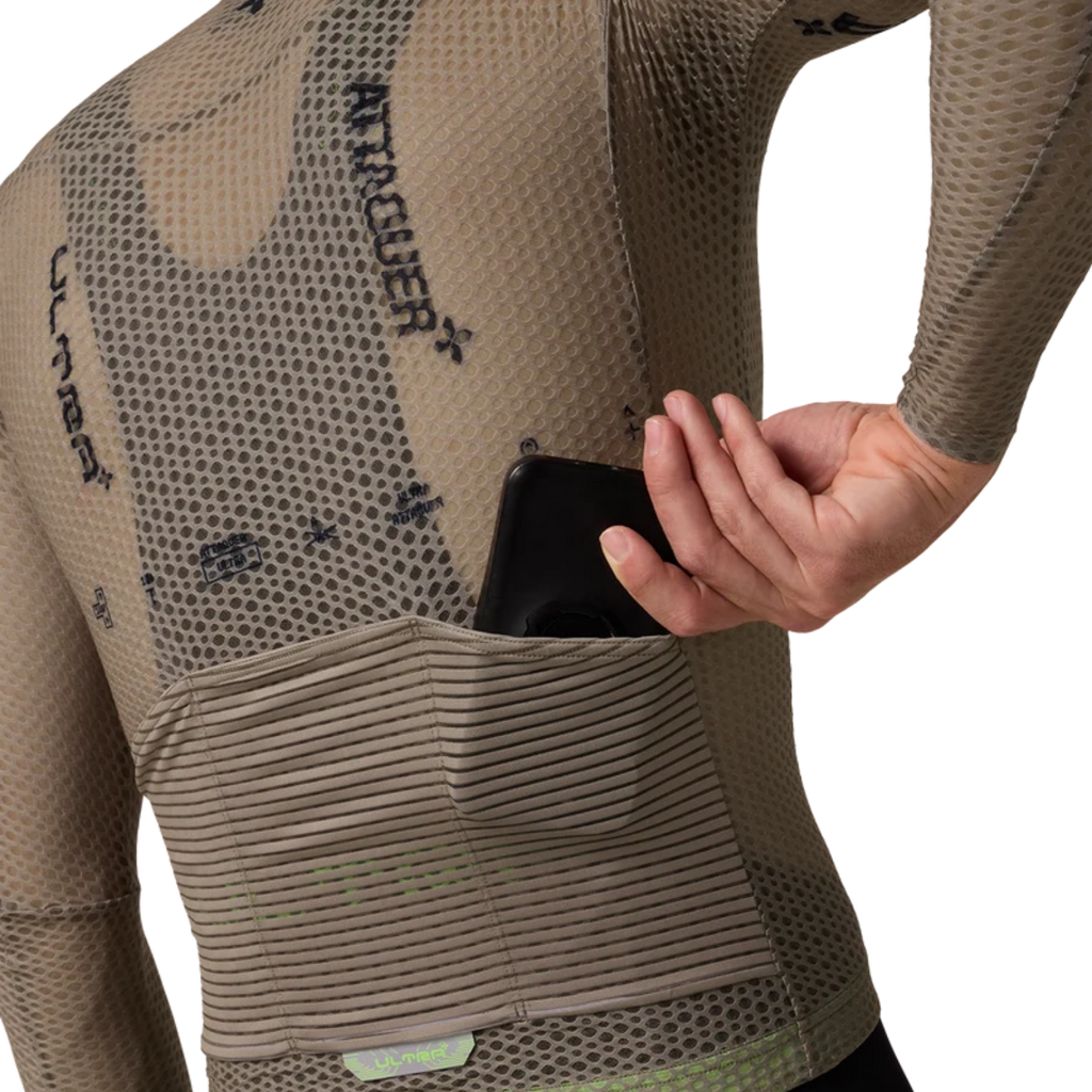 Attaquer ULTRA Climbers Long Sleeve Jersey - Clay