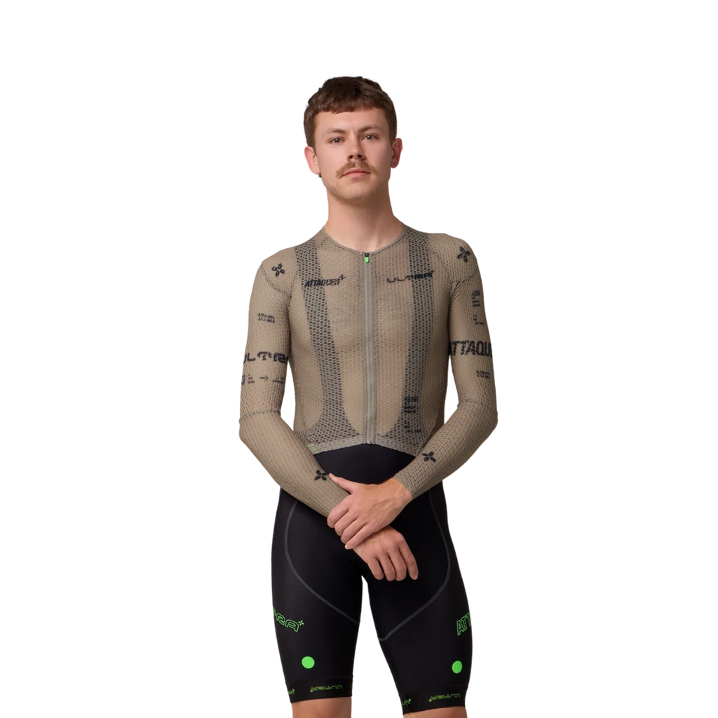 Attaquer ULTRA Climbers Long Sleeve Jersey - Clay