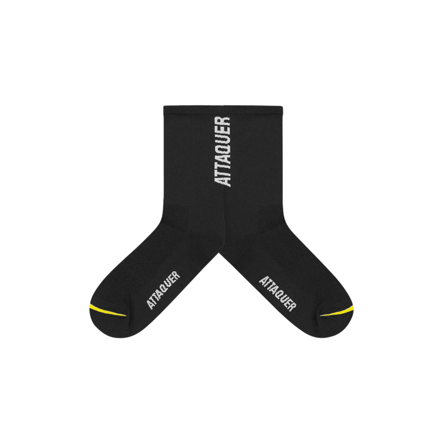 Attaquer Vertical Logo Socks - Black