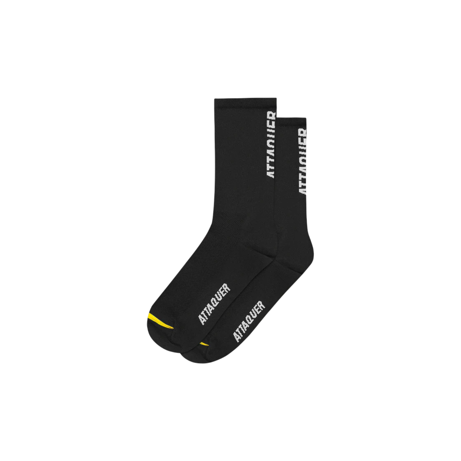 Attaquer Vertical Logo Socks - Black