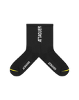 Attaquer Vertical Logo Socks - Black