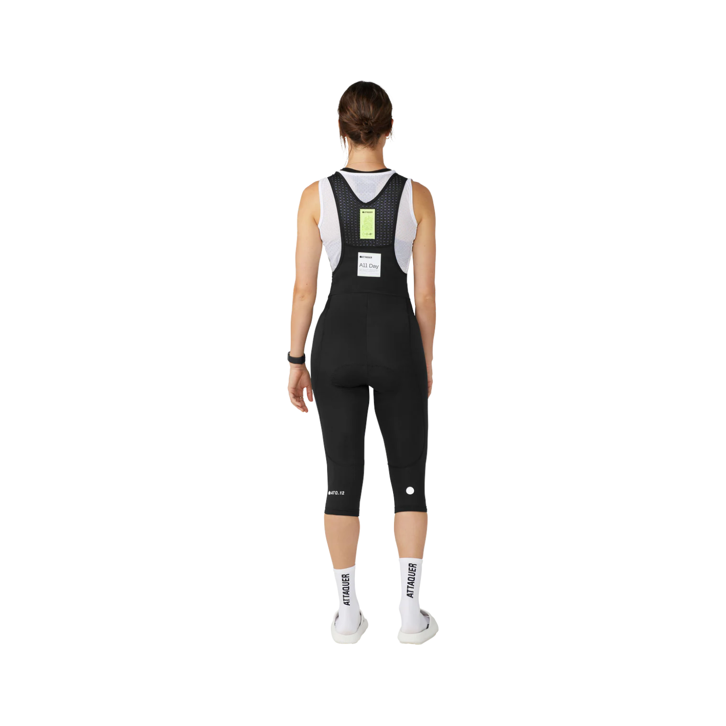 Attaquer Womens All Day 3/4 Bib - Black