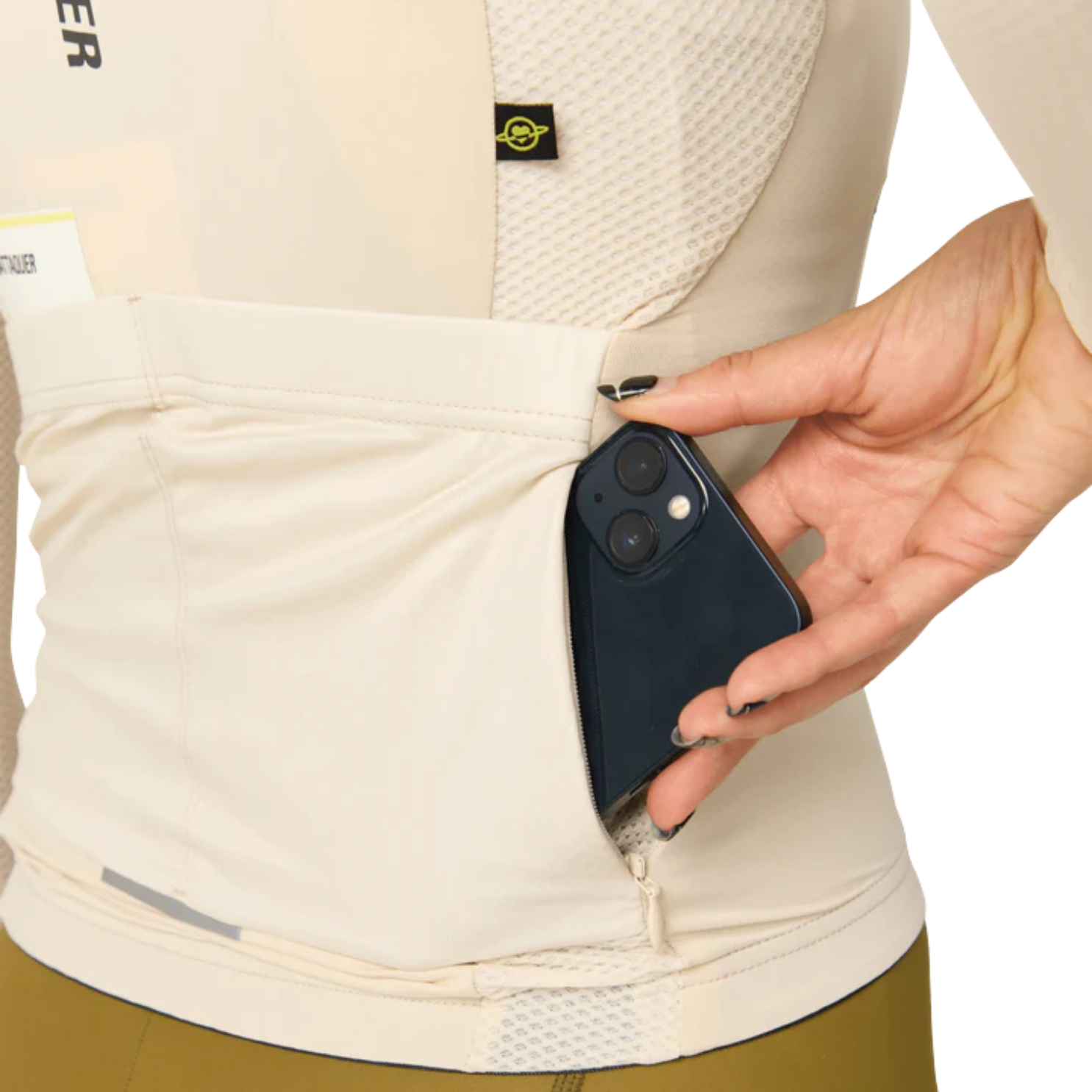 Attaquer Womens All Day Summer Long Sleeve Jersey - Eggshell
