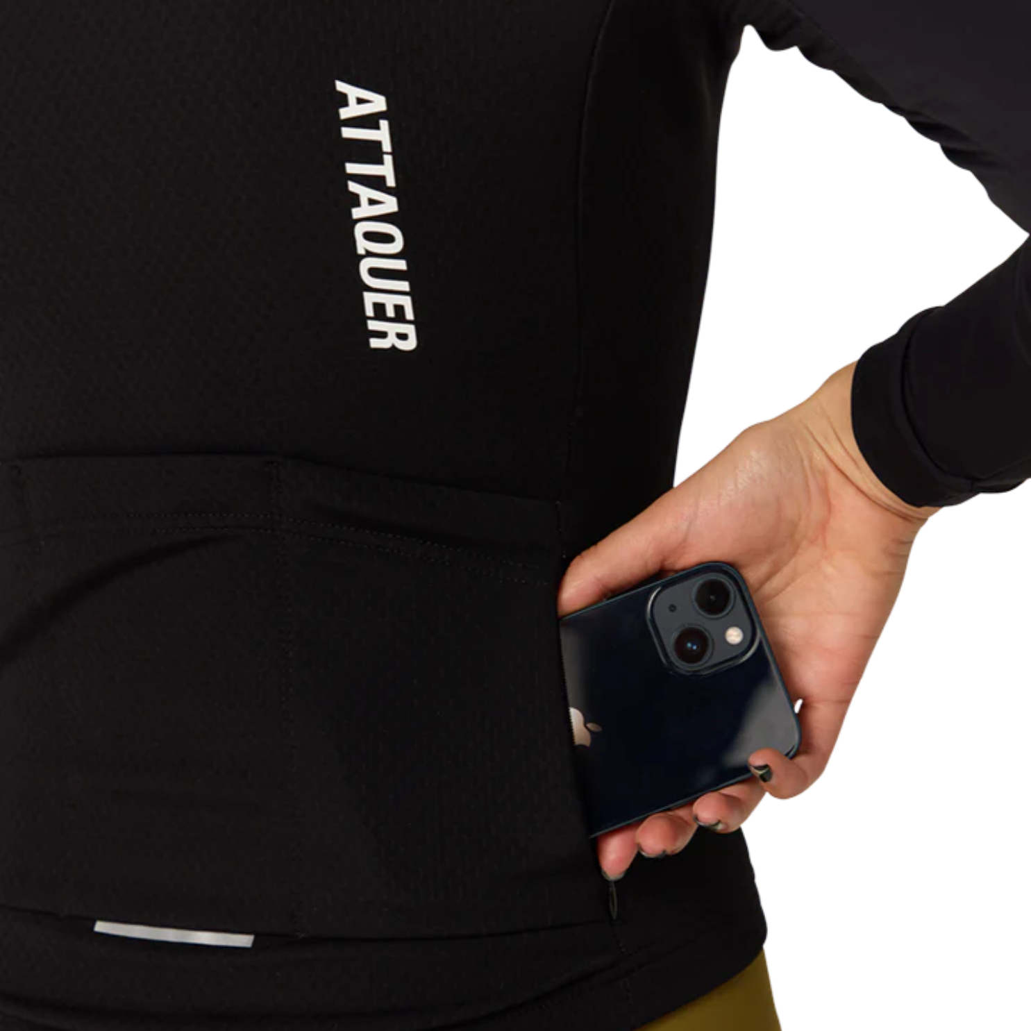 Attaquer Womens All Day Winter Long Sleeved Jersey - Black