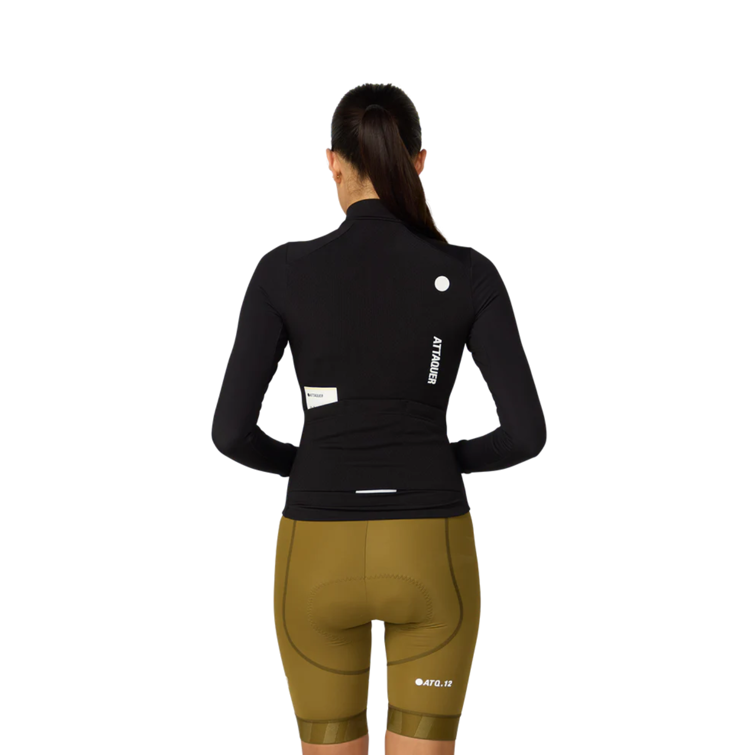 Attaquer Womens All Day Winter Long Sleeved Jersey - Black