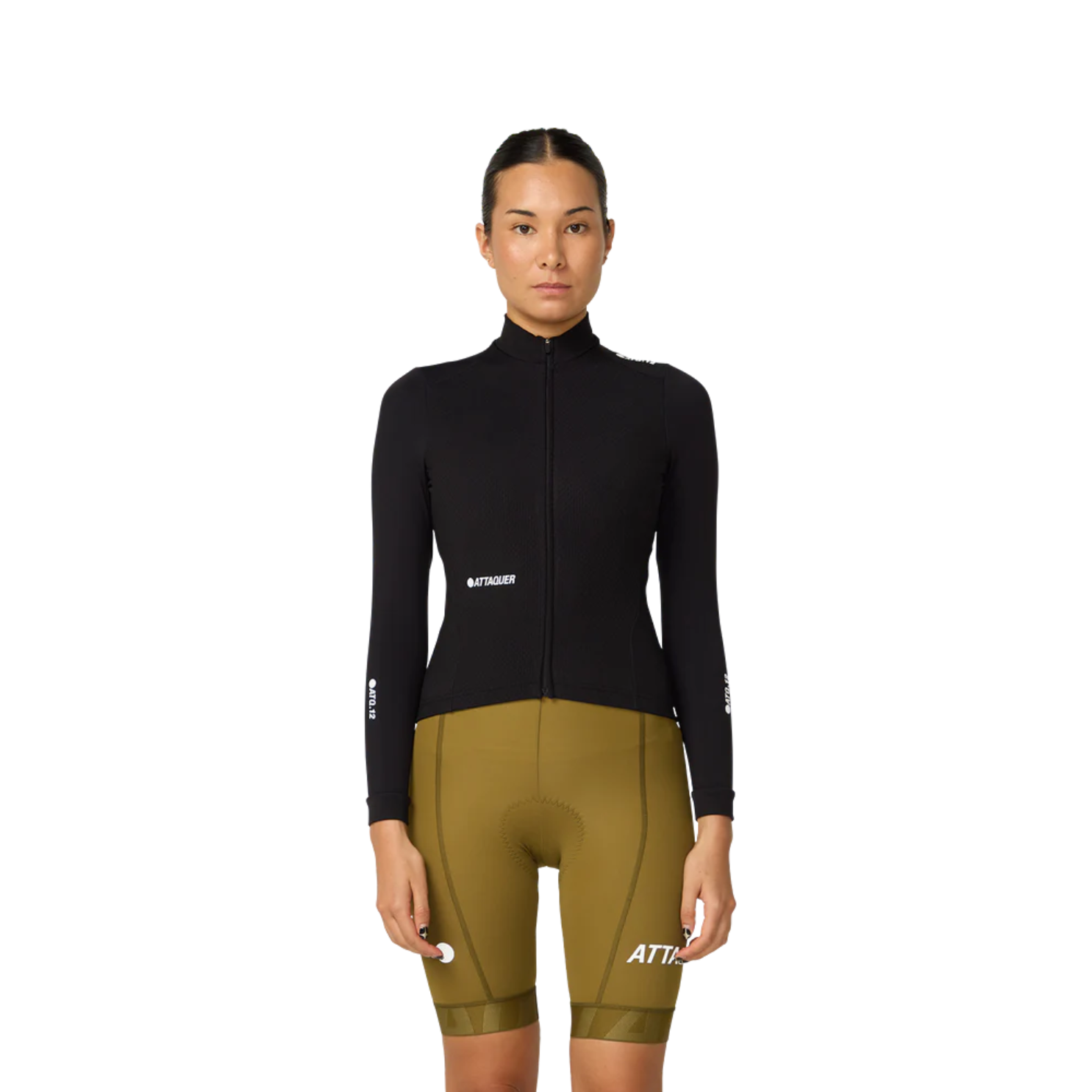 Attaquer Womens All Day Winter Long Sleeved Jersey - Black