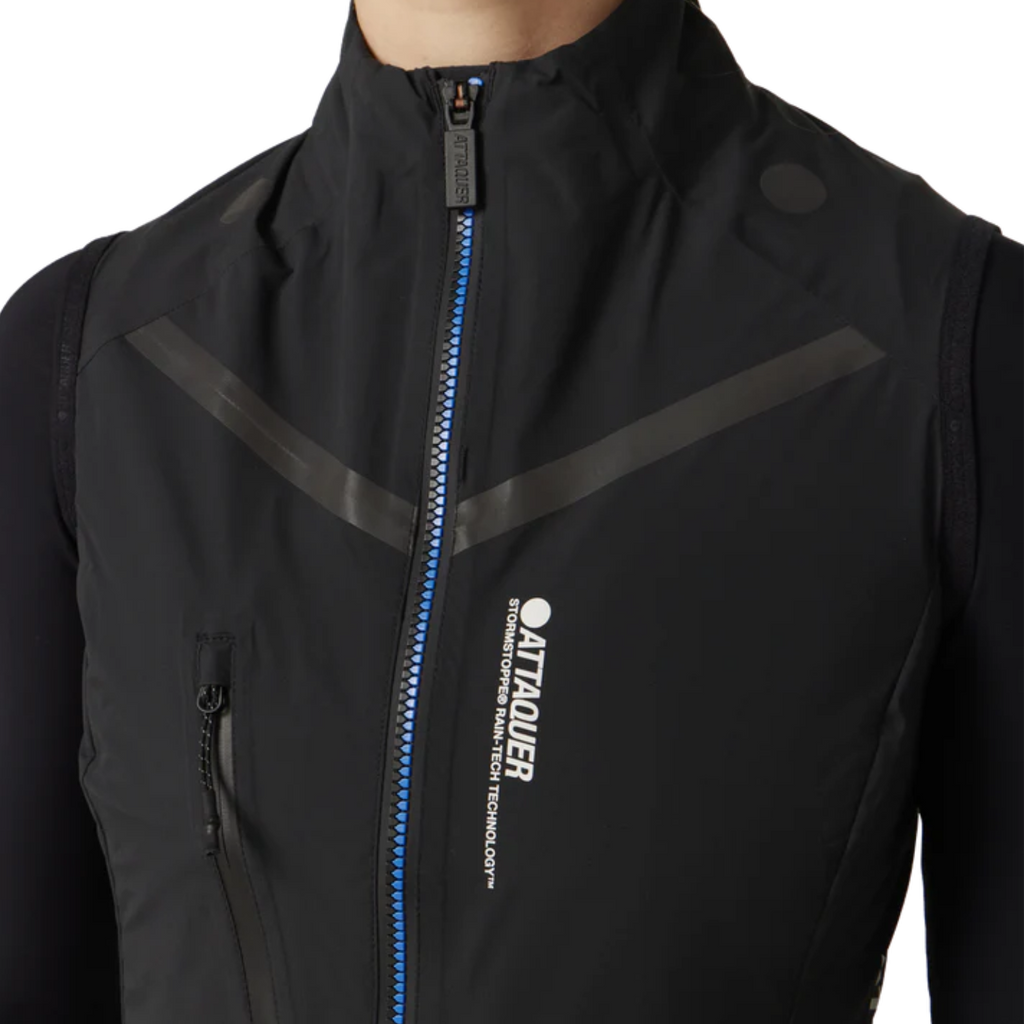 Attaquer Womens Race Rain Gilet - Black