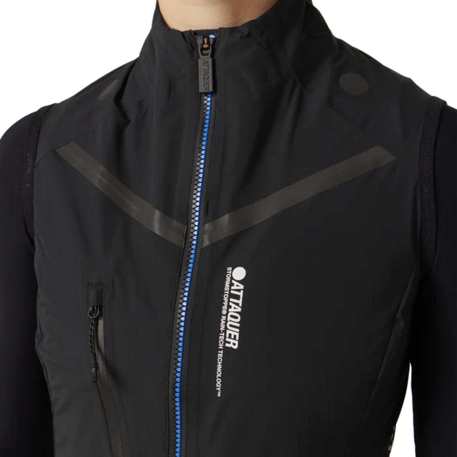 Attaquer Womens Race Rain Gilet - Black