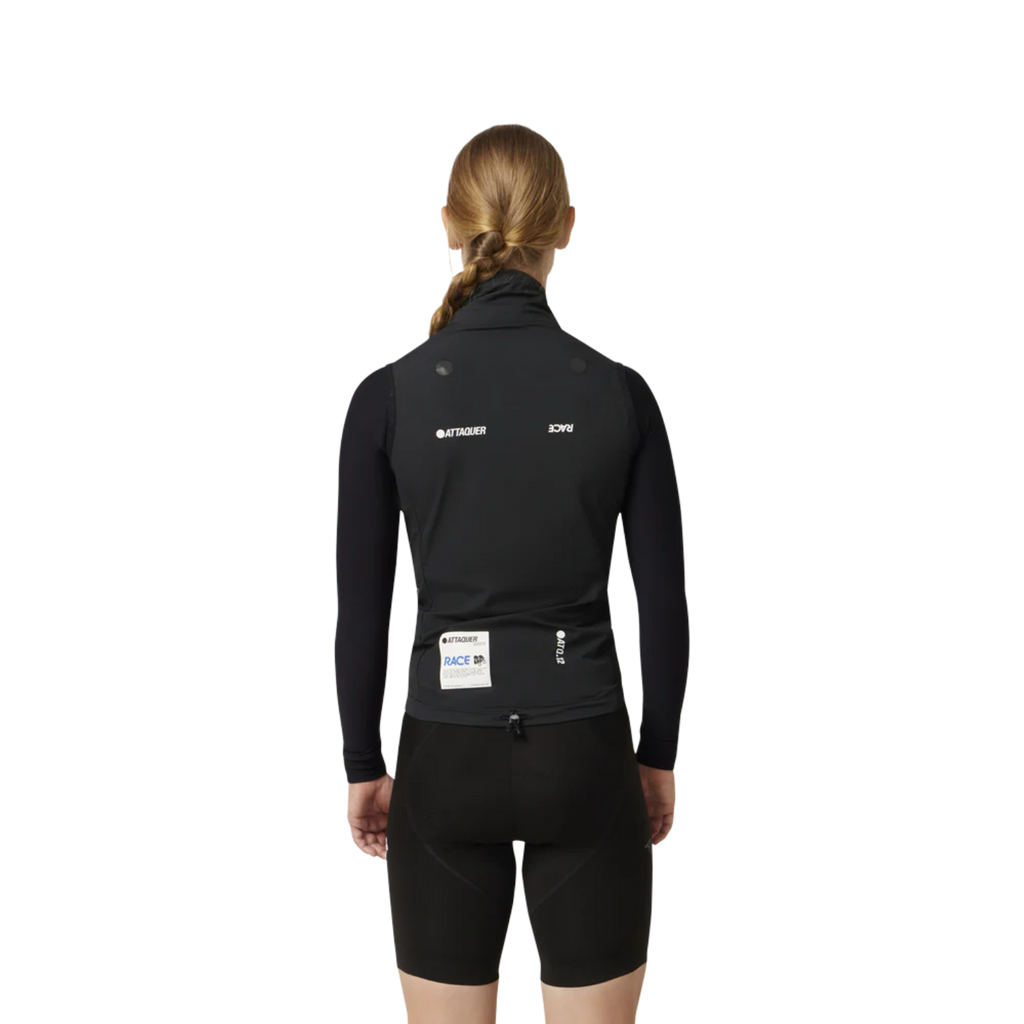 Attaquer Womens Race Rain Gilet - Black