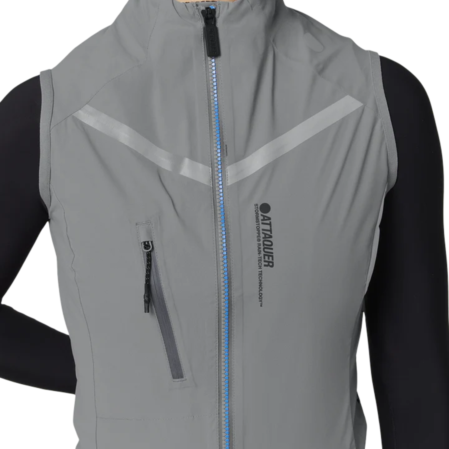 Attaquer Womens Race Rain Gilet - Grey