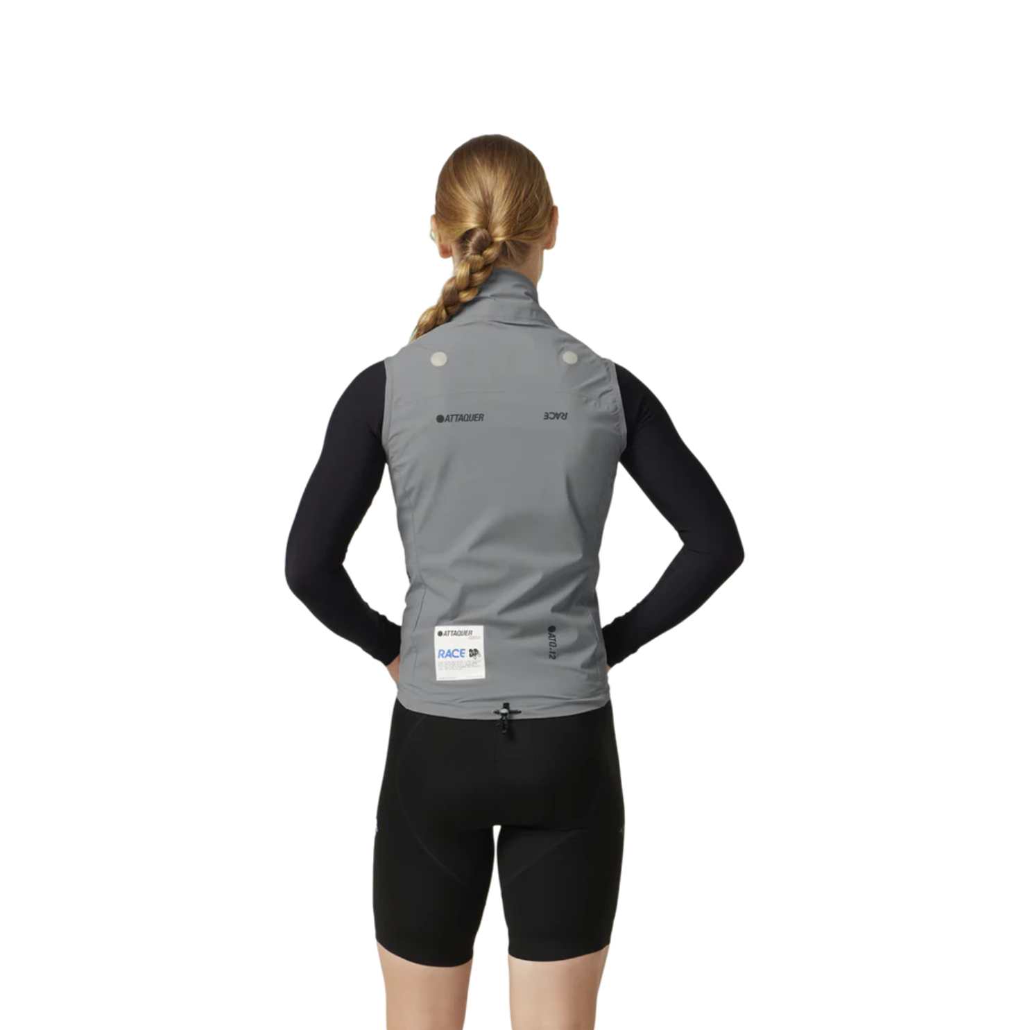 Attaquer Womens Race Rain Gilet - Grey
