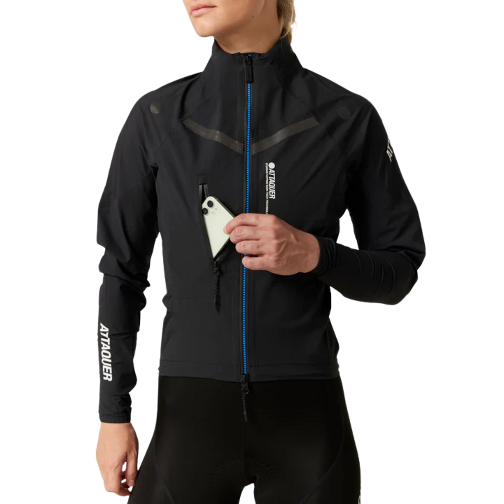 Attaquer Womens Race Rain Jacket - Black