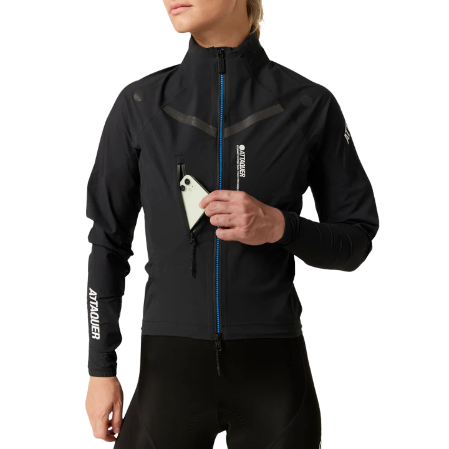 Attaquer Womens Race Rain Jacket - Black