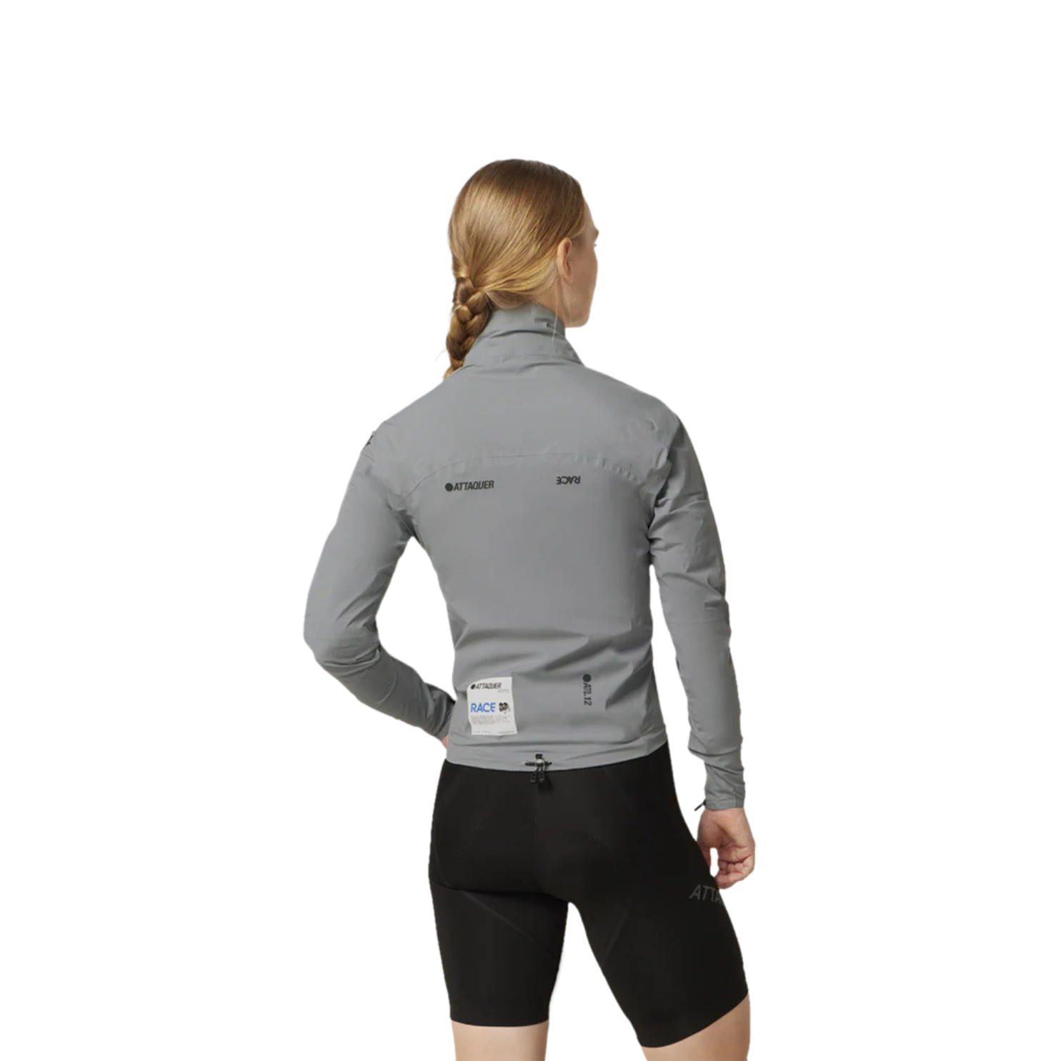 Attaquer Womens Race Rain Jacket - Grey