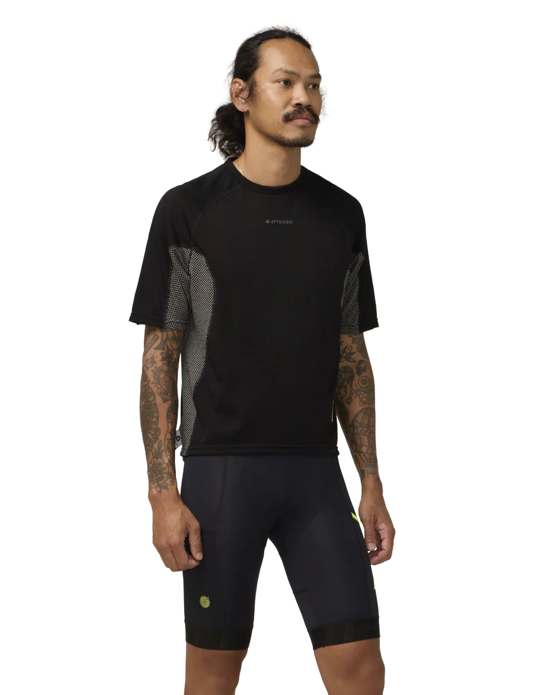 Attaquer Merino Tech Tee - Black