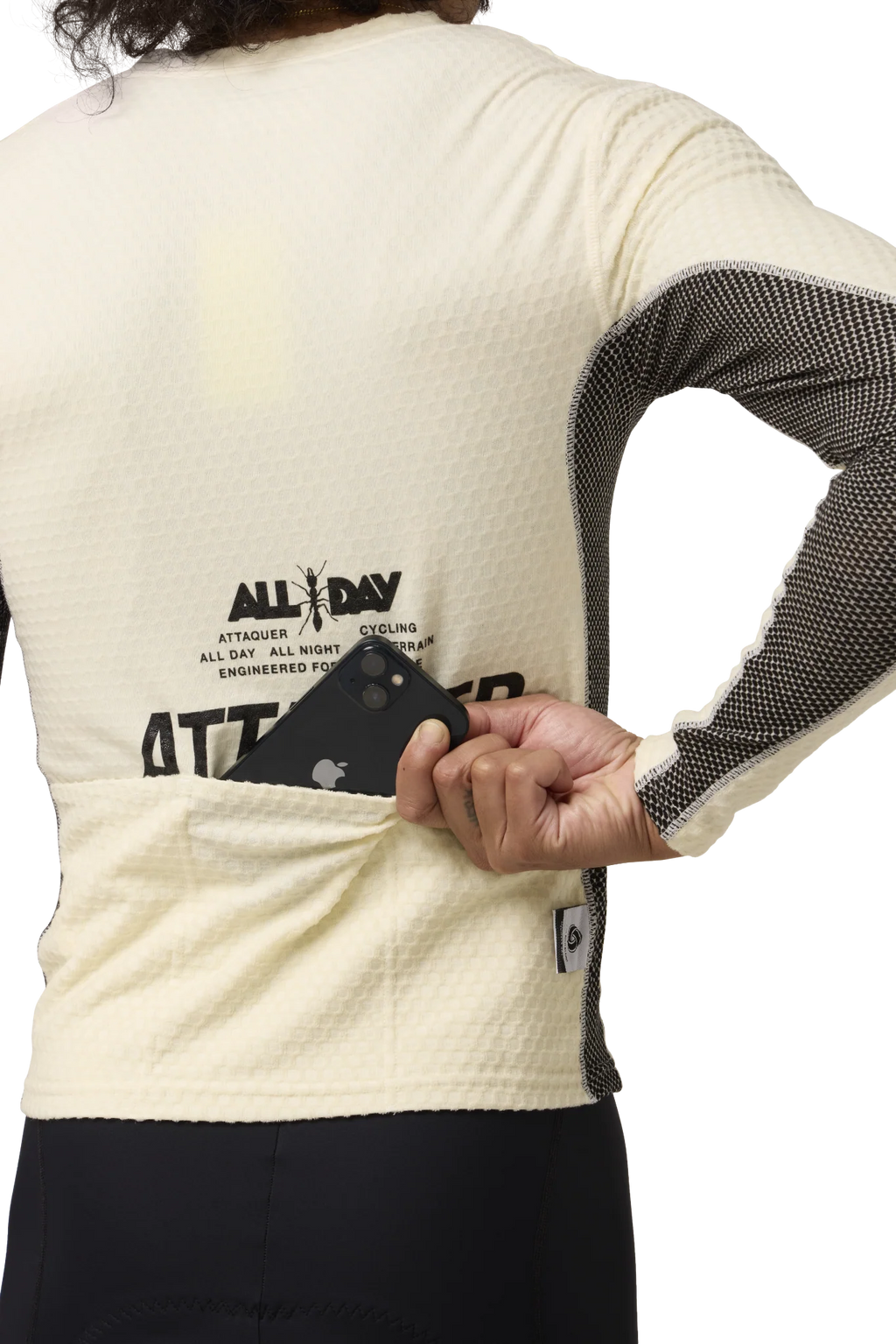 Attaquer Merino Cargo Long Sleeve - Natural