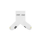 Attaquer All Day Sock Side Logo - White