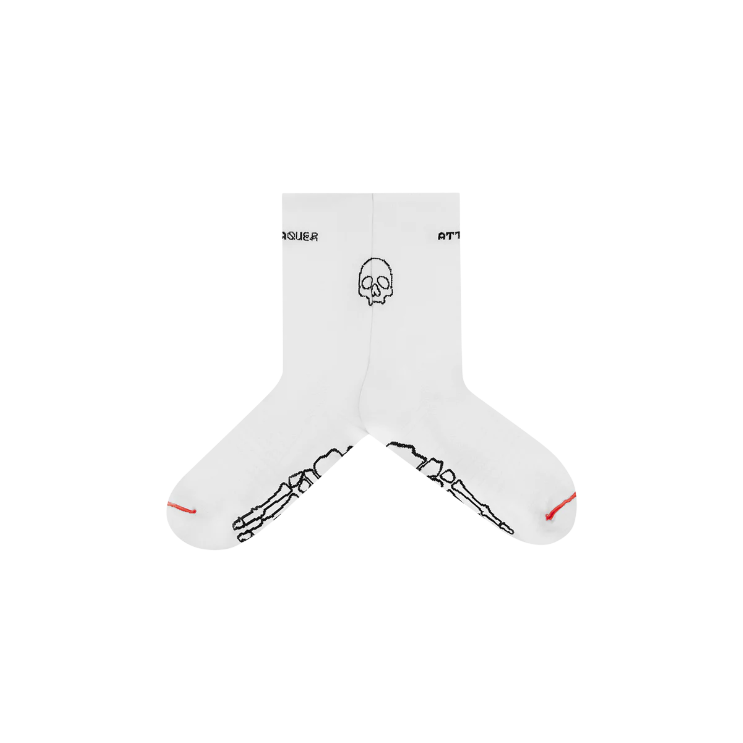 Attaquer Intra Socks Skull - White