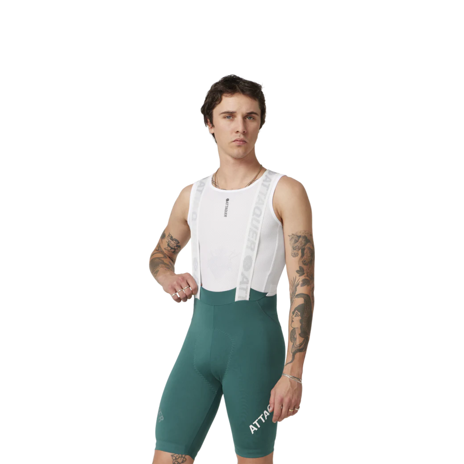 Attaquer Race Bib Short -  Emerald