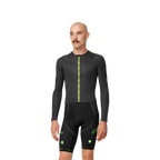 Attaquer ULTRA+ Aero Long Sleeved Jersey - Anthracite/Acid Lime