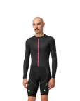 Attaquer ULTRA+ Aero Long Sleeved Jersey - Black/Neon Pink
