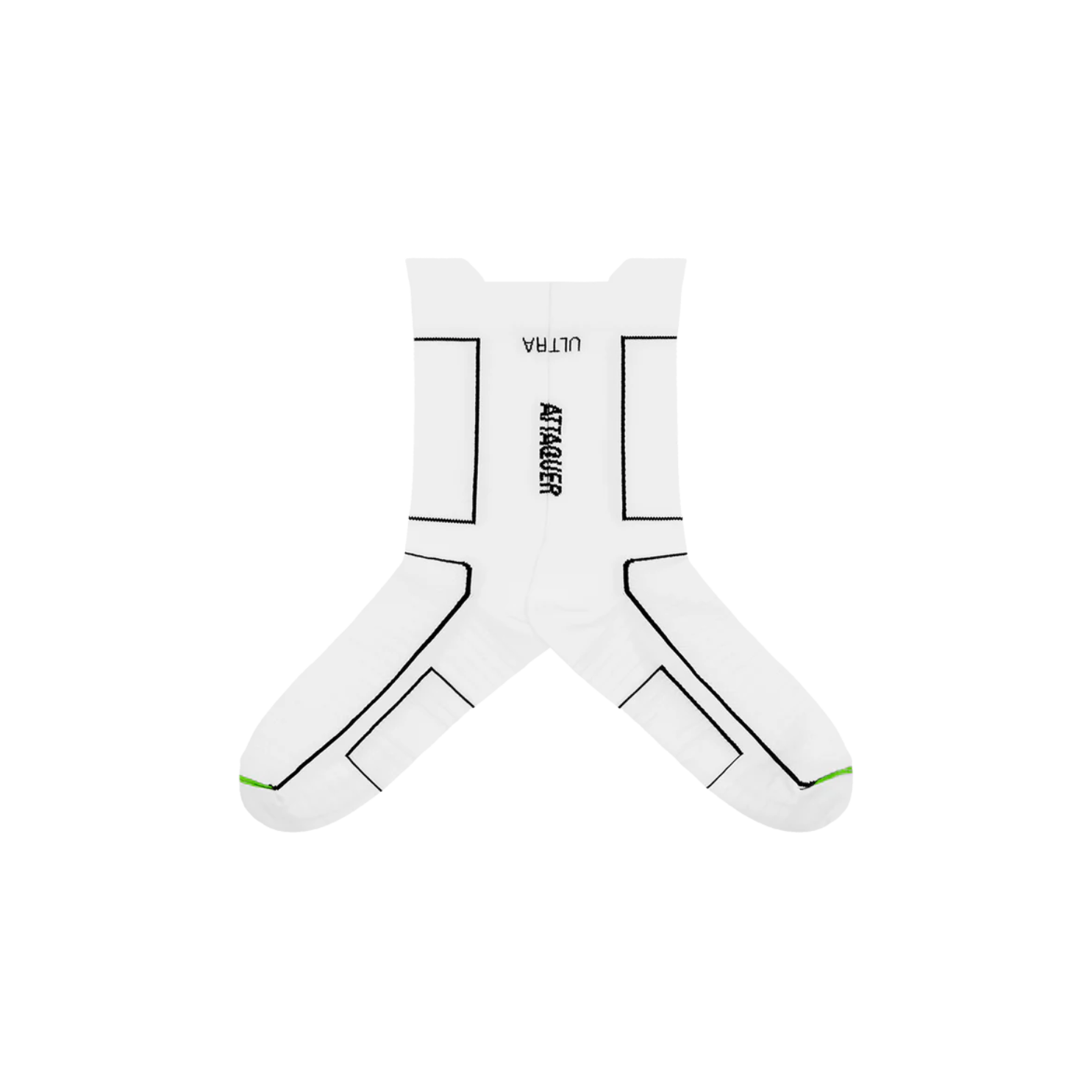 Attaquer Ultra Aero Socks Block - White