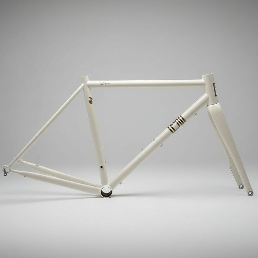 Legor Cicli Nuiorksiti+ Steel Road Frameset - 53cm (Off-White)