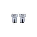 BBB End Caps Screw-on Chrome