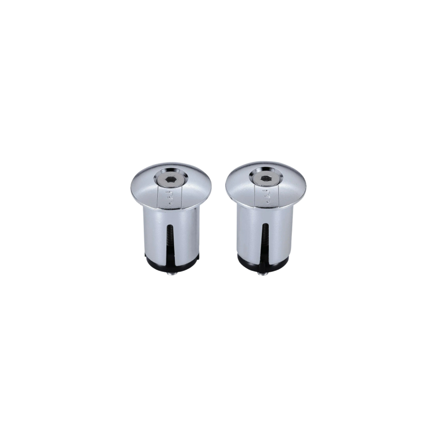 BBB End Caps Screw-on Chrome