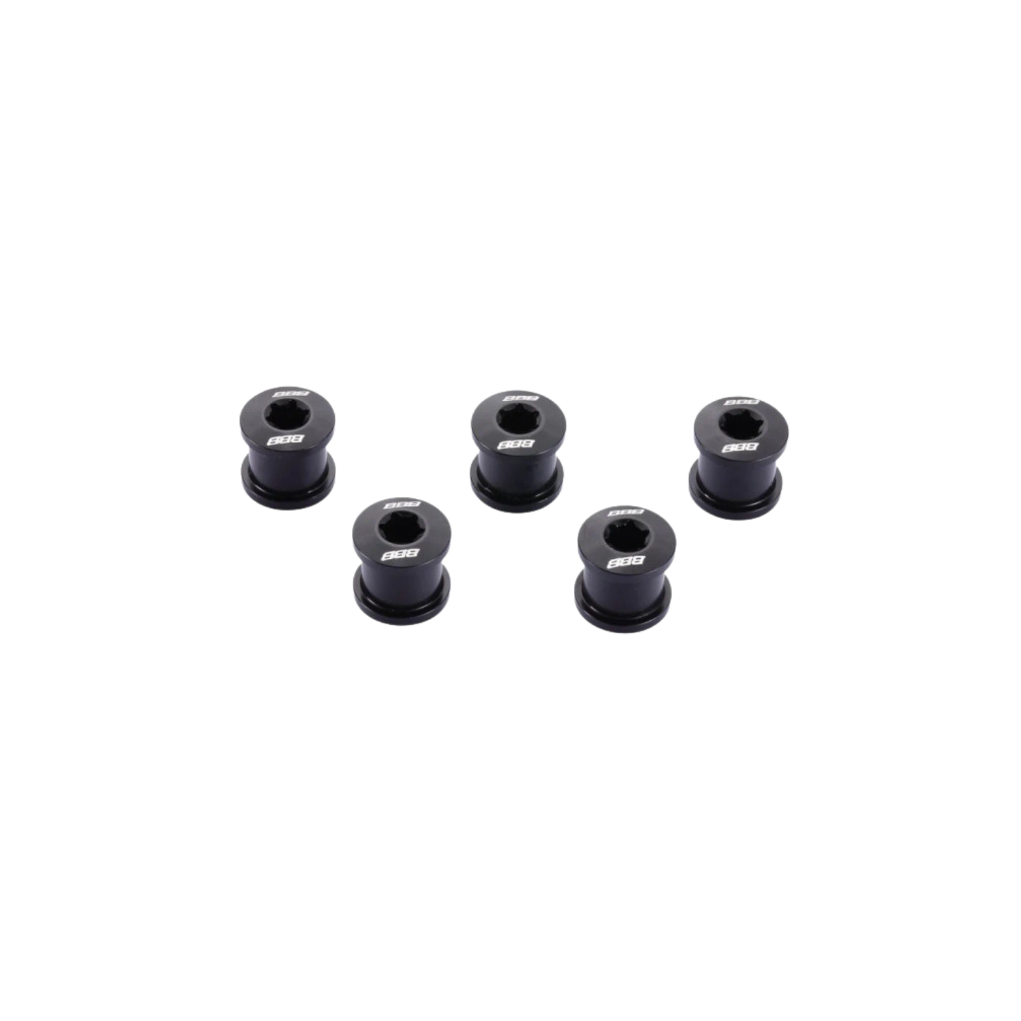 BBB Hexstars Chainring Bolts - Black (5pcs)