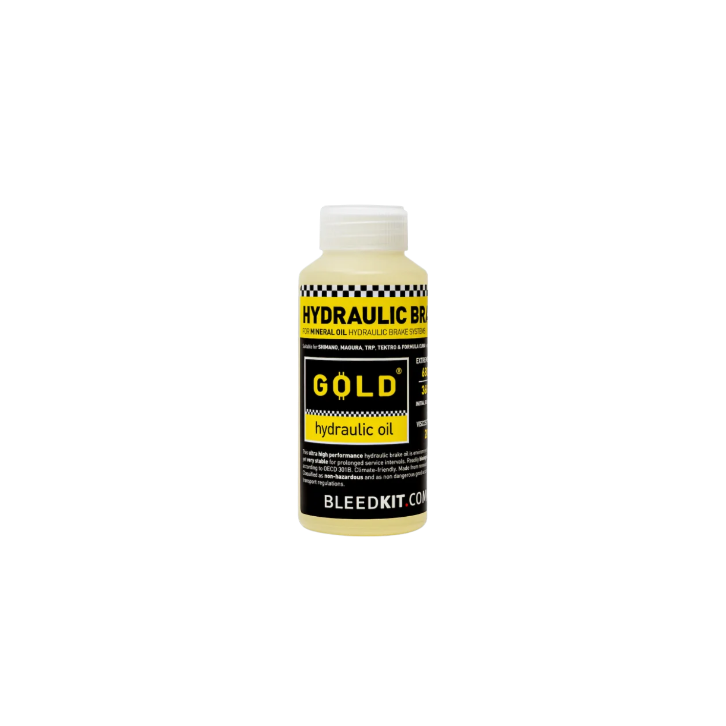 BLEEDKIT.COM MO-22222 GOLD Mineral Hydraulic Oil 100 ml