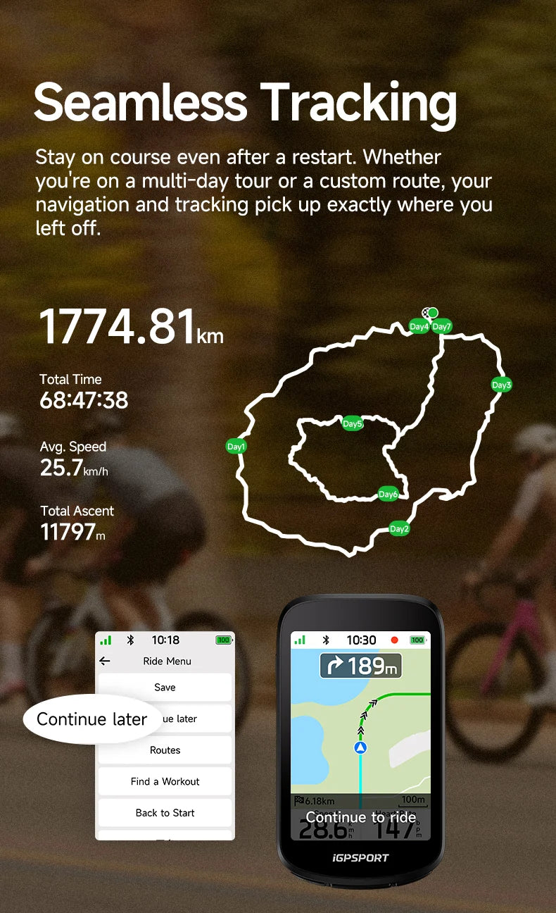 iGPSPORT BSC500 GPS Cycling Computer
