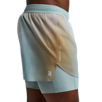 Bandit Running CoolGrid™ 2-in-1 Run Short - Lagoon Multi