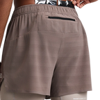 Bandit Running CoolGrid™ 2-in-1 Run Shorts - Cocoa