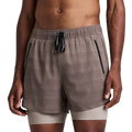 Bandit Running CoolGrid™ 2-in-1 Run Shorts - Cocoa