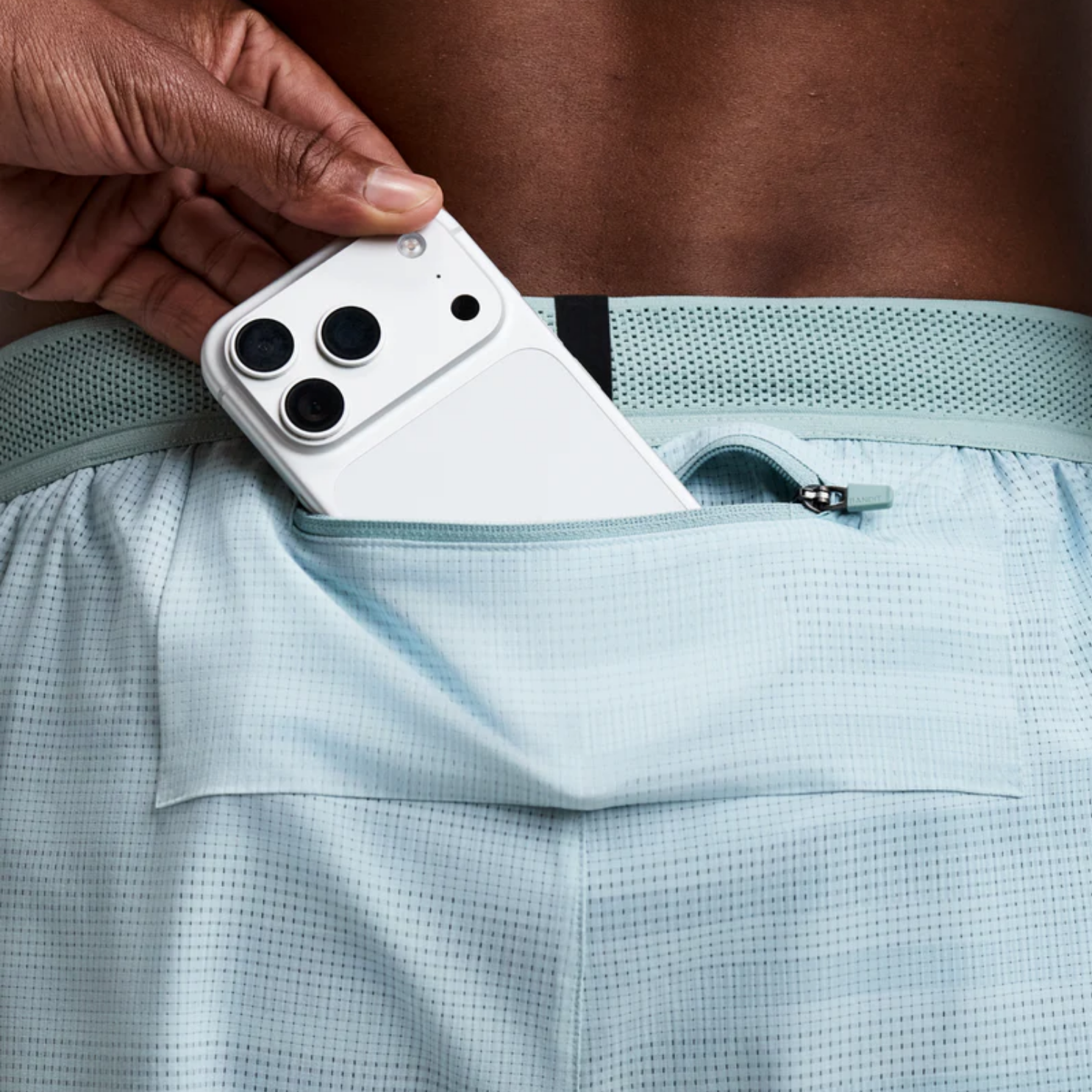 Bandit Running CoolGrid™ 3" Split Short - Uneven Gradient/Lagoon Mist