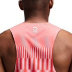 Bandit Running CoolGrid™ Training Singlet with Flopack™ - Growing Grid/Poppy