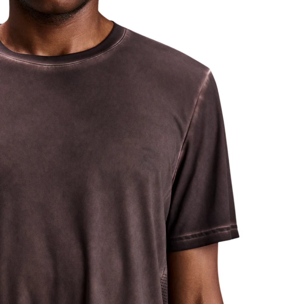 Bandit Running FrioSoft™ Perforated Box Tee - Espresso