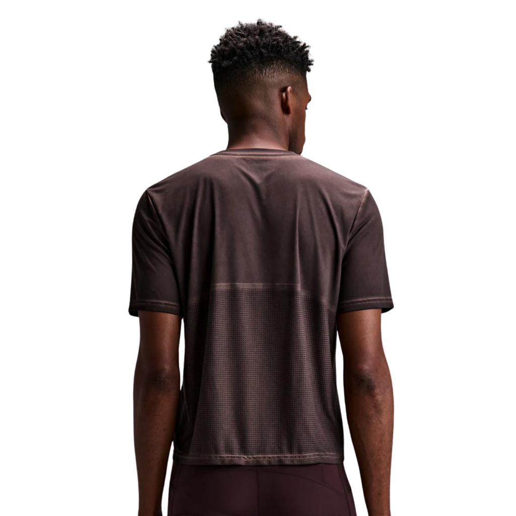 Bandit Running FrioSoft™ Perforated Box Tee - Espresso