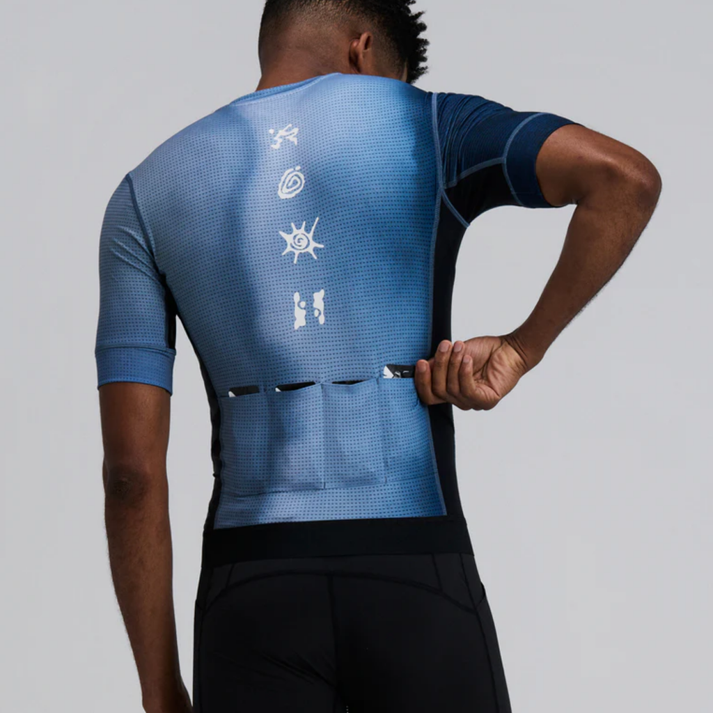 Bandit Running GeoMesh™ Race Top - Tranquil Blue