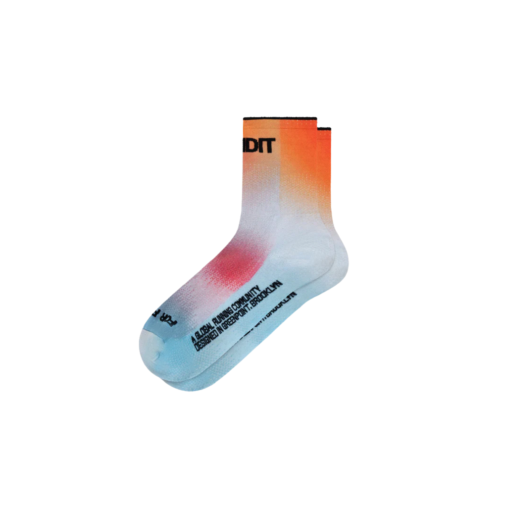 Bandit Running Lite Run™ Quarter Sock - Poppy Multi (2 Pack)