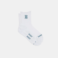 Bandit Running Lite Run™ Ribbed Quarter Socks - Tranquil Blue - 2 Pack