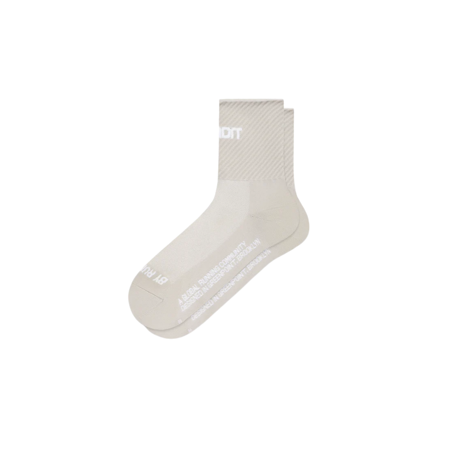 Bandit Running Lite Run™ Stripe Jacquard Sock - Plaster