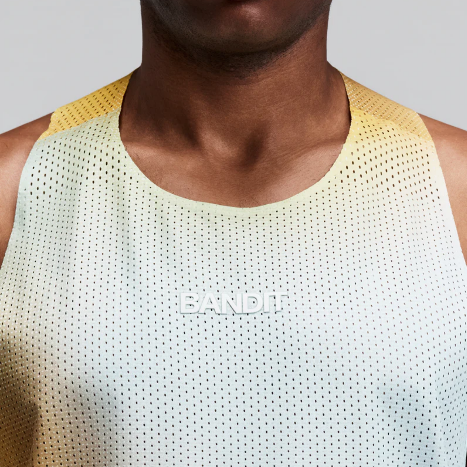 Bandit Running Shredder™ Race Singlet with Flopack™ - Lagoon Multi
