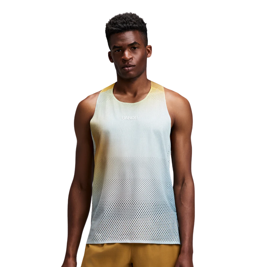 Bandit Running Shredder™ Race Singlet with Flopack™ - Lagoon Multi