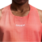 Bandit Running Shredder™ Race Singlet with Flopack™ - Linear Gradient/Poppy Copal