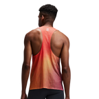 Bandit Running Shredder™ Race Singlet with Flopack™ - Linear Gradient/Poppy Copal