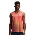 Bandit Running Shredder™ Race Singlet with Flopack™ - Linear Gradient/Poppy Copal